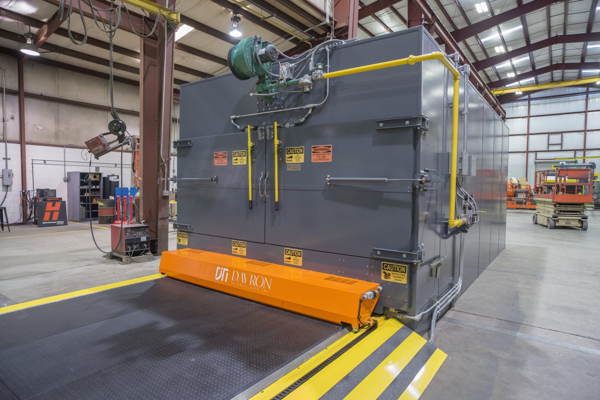 Batch drying oven for honeycomb composite material used in Aerospace products