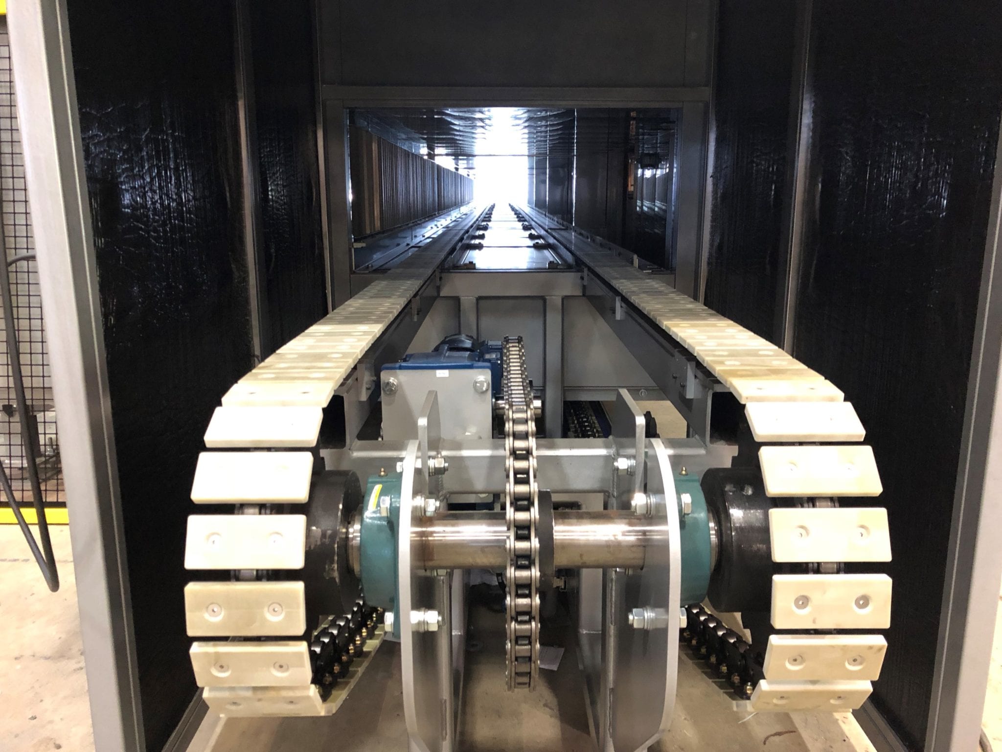 conveyor oven interior