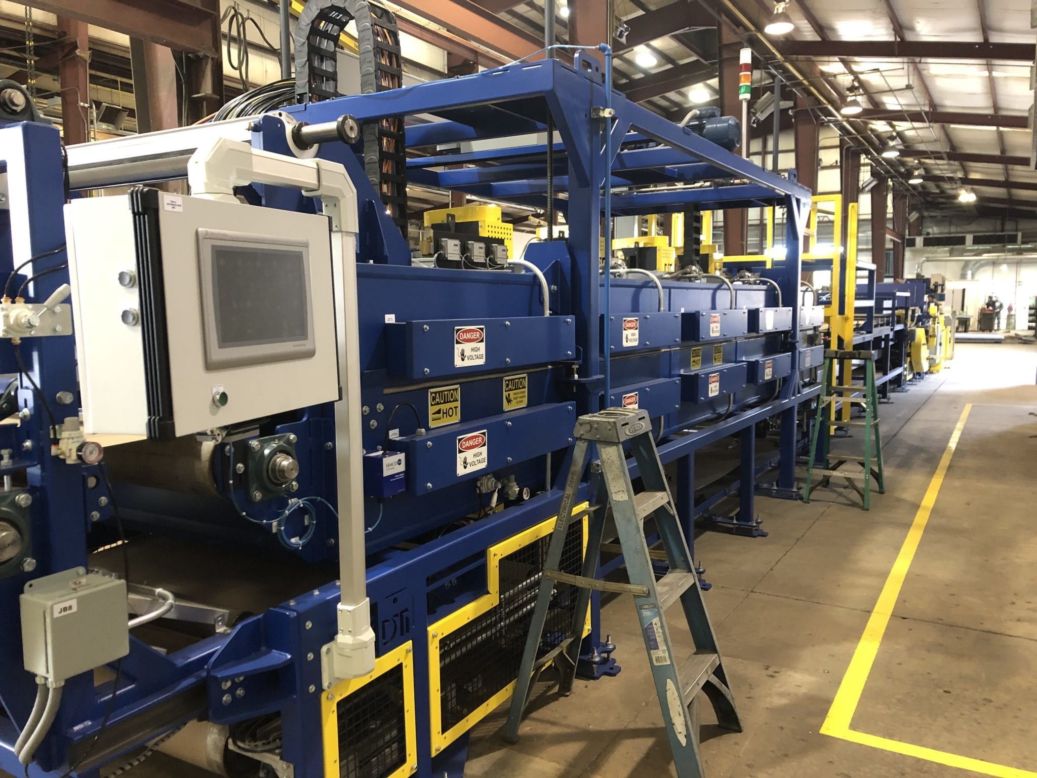 DTI-1407 Crosslink Conveyor Oven for Industrial Foam DTI-1407 Crosslink Conveyor Oven for Industrial Foam