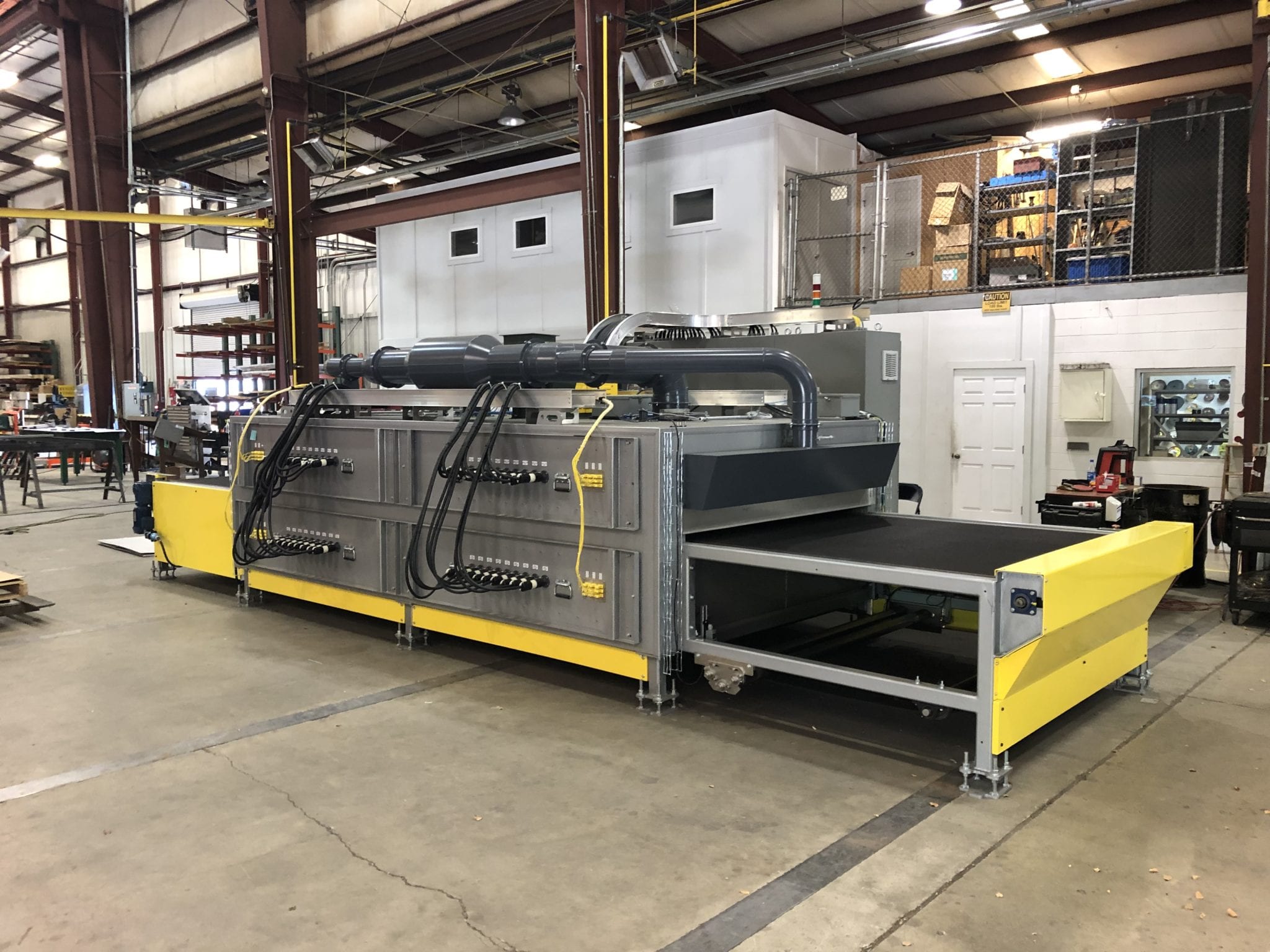 Davron custom infrared radiation conveyor oven